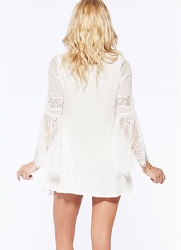L SPACE BURNING SUN TUNIC swim cover ups