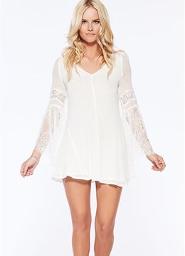L SPACE BURNING SUN TUNIC swim cover ups