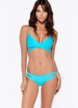 L SPACE CHLOE WRAP TOP swim separates