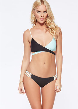 L SPACE COLORBLOCK CHLOE TOP