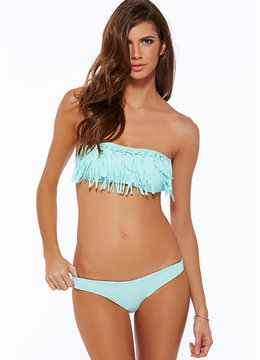 L SPACE FRINGE DOLLY BANDEAU