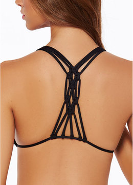 L SPACE KNOTTY TIE FRONT TOP swim separates