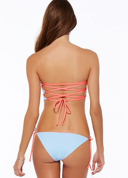 L SPACE TWO TONED BYRDIE TOP swim separates