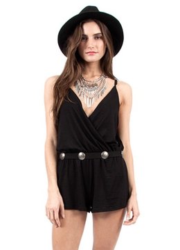 LIRA BOARDWALK SOLID ROMPER