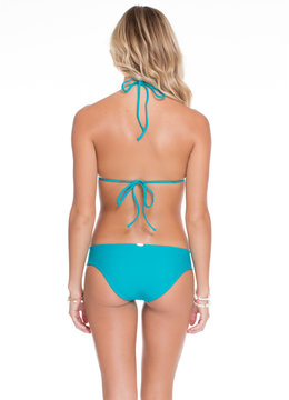 LULI FAMA COSITA BUENA MOLDED PUSH UP BANDEAU HALTER swim separates