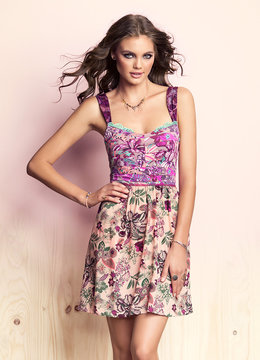 MAAJI SWIMWEAR CALIFORNIA LILAC SHORT DRESS clothing dresses