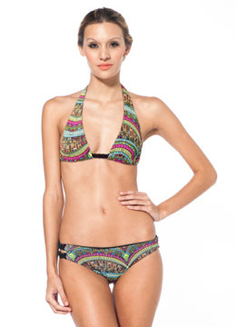 MALAI SWIMWEAR PETTISE HALTER TOP