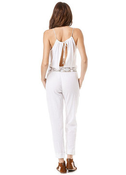 MICHELLE JONAS KEIKO GAUZE JUMPSUIT clothing rompers/jumpsuits