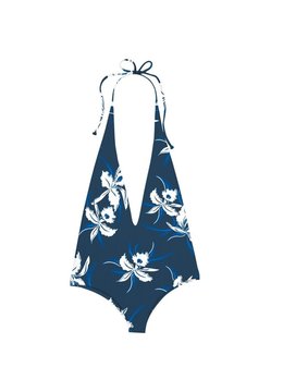MIKOH HINANO PRINTED ONE PIECE