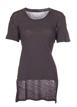 MONROW SPLIT HEM TEE