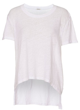 MONROW SPLIT HEM TEE clothing tops