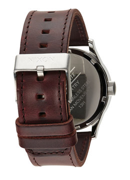 NIXON THE SENTRY LEATHER WATCH accessories watches