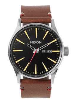 NIXON THE SENTRY LEATHER WATCH accessories watches