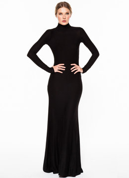 NOVELLA ROYALE BLACKBIRD LONG SLEEVE MAXI clothing dresses
