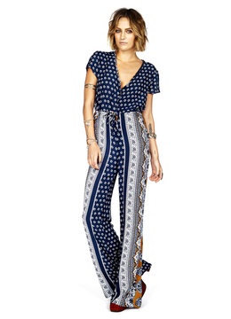 NOVELLA ROYALE FLY SHORT SLEEVE JUMPSUIT clothing rompers/jumpsuits