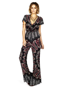 NOVELLA ROYALE FLY SHORT SLEEVE JUMPSUIT