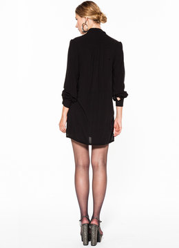 NOVELLA ROYALE POPPY L/S BUTTON DOWN MINI DRESS clothing dresses