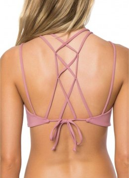 O'NEILL MALIBU SOLID HALTER TOP swim separates