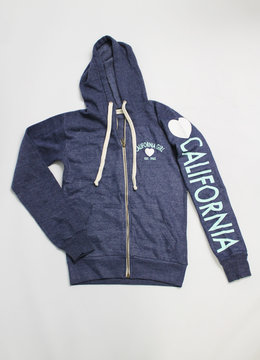 OCEAN DRIVE CALIFORNIA GIRL EST ZIP HOODY