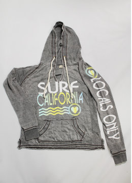 OCEAN DRIVE LOCALS SURF CALI PULLOVER HOODIE clothing sweaters/jackets