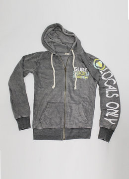 OCEAN DRIVE LOCALS SURF CALI ZIP HOODY clothing tops