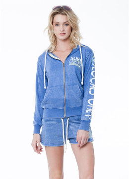 OCEAN DRIVE LOCALS SURF CALI ZIP HOODY clothing tops