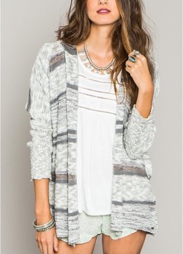 ONEILL ALANI OPEN FRONT HOODED CARDIGAN clothing sweaters/jackets