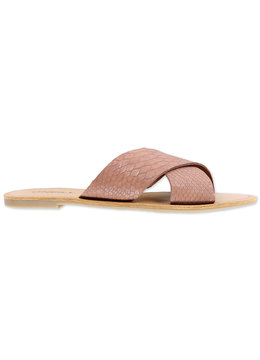 ONEILL CELESTE FAUX SNAKESKIN SANDAL clothing footwear