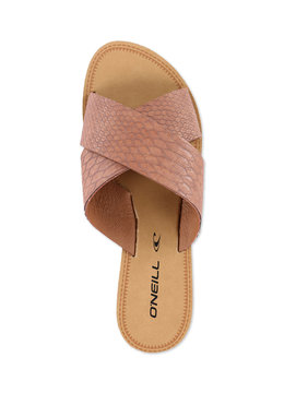 ONEILL CELESTE FAUX SNAKESKIN SANDAL clothing footwear