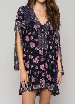 ONEILL DOTTIE PRINTED WOVEN DRESS clothing dresses