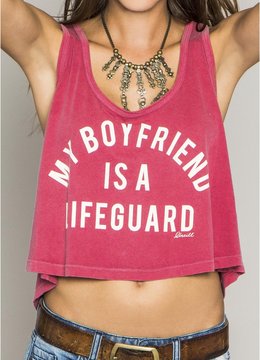 ONEILL LIFEGUARD CROP RACER BACK TANK