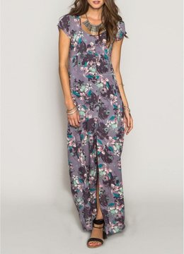ONEILL REGAN PRINTED WOVEN MAXI DRESS