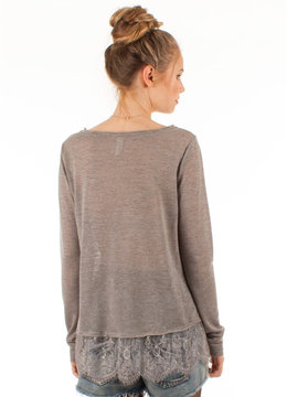 OTHERS FOLLOW LOTTIE LACE TRIM L/S clothing tops