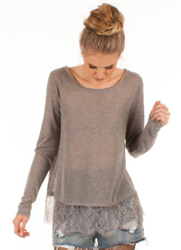 OTHERS FOLLOW LOTTIE LACE TRIM L/S