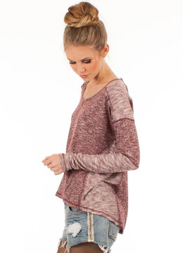 OTHERS FOLLOW MARGO HI-LO L/S clothing tops
