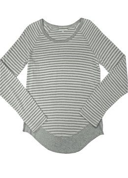 PJ SALVAGE HOME STRIPE L/S RAGLAN clothing intimates