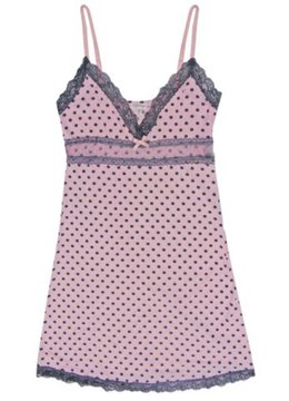 PJ SALVAGE SWEET HEARTS MESH DOT CAMI