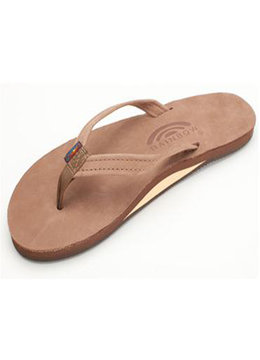 RAINBOW SANDALS WOMENS SINGLE LAYER NARROW STRAP