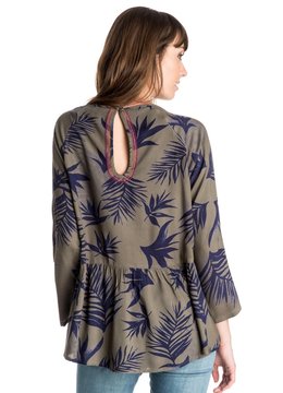 ROXY LANDSLIDE PEASANT TOP clothing tops