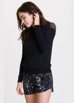 RVCA GRID LOCKED PULLOVER RAGLAN clothing tops