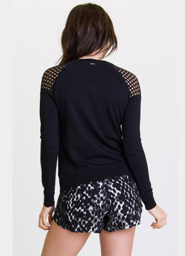 RVCA GRID LOCKED PULLOVER RAGLAN clothing tops