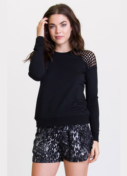RVCA GRID LOCKED PULLOVER RAGLAN clothing tops