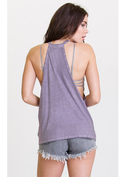 RVCA MANDATW HIGH NECK TANK clothing tops