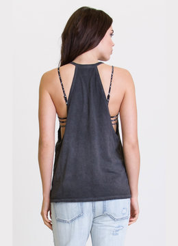 RVCA MANDATW HIGH NECK TANK clothing tops