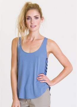 RVCA SLASHED JERSEY TANK TOP