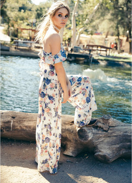 SAGE THE LABEL BADLANDS PRINTED JUMPSUIT clothing rompers/jumpsuits