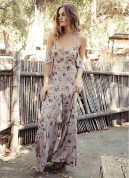 SAGE THE LABEL PRINTED MAXI DRESS