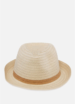 SAN DIEGO HAT CO. LUREX MIXED BRAID FEDORA