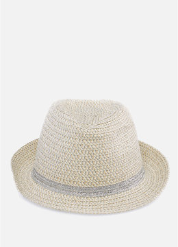 SAN DIEGO HAT CO. LUREX MIXED BRAID FEDORA accessories hats