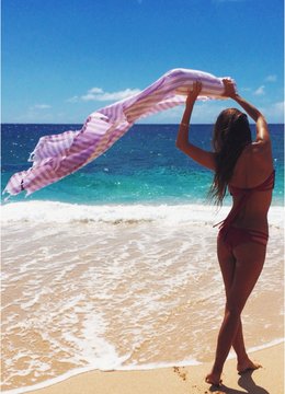 SAND CLOUD LAVENDER TURKISH PILLOW TOWEL accessories beach towels